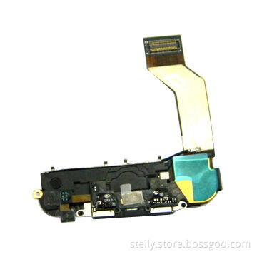 Original Power Dock Connector, Charging Port Cable for iPhone 4S, Available in Black and White